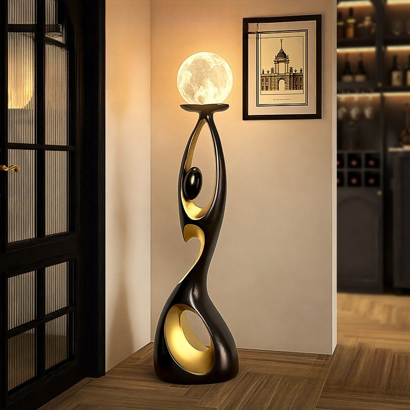 Resin Art Floor Design - Lampade da Terra in Resina di