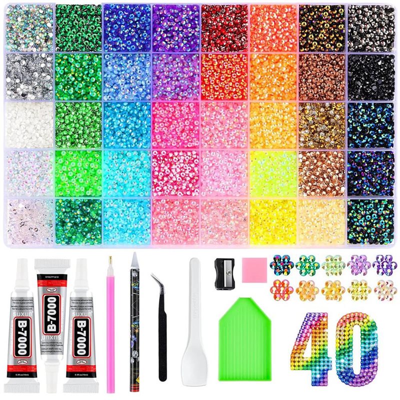 Resin Art Book - Kit di strass in resina effetto