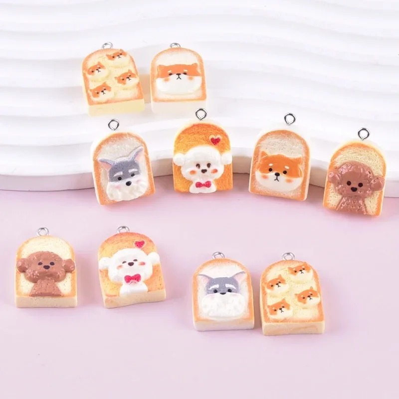 Resin Art Things - 10 Pezzi Ciondoli in Resina a