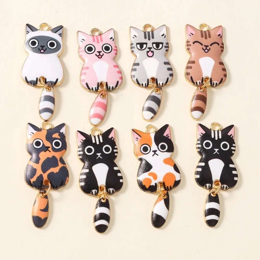 Resin Art Handmade - 10 Pezzi 16×39mm Ciondoli in Resina