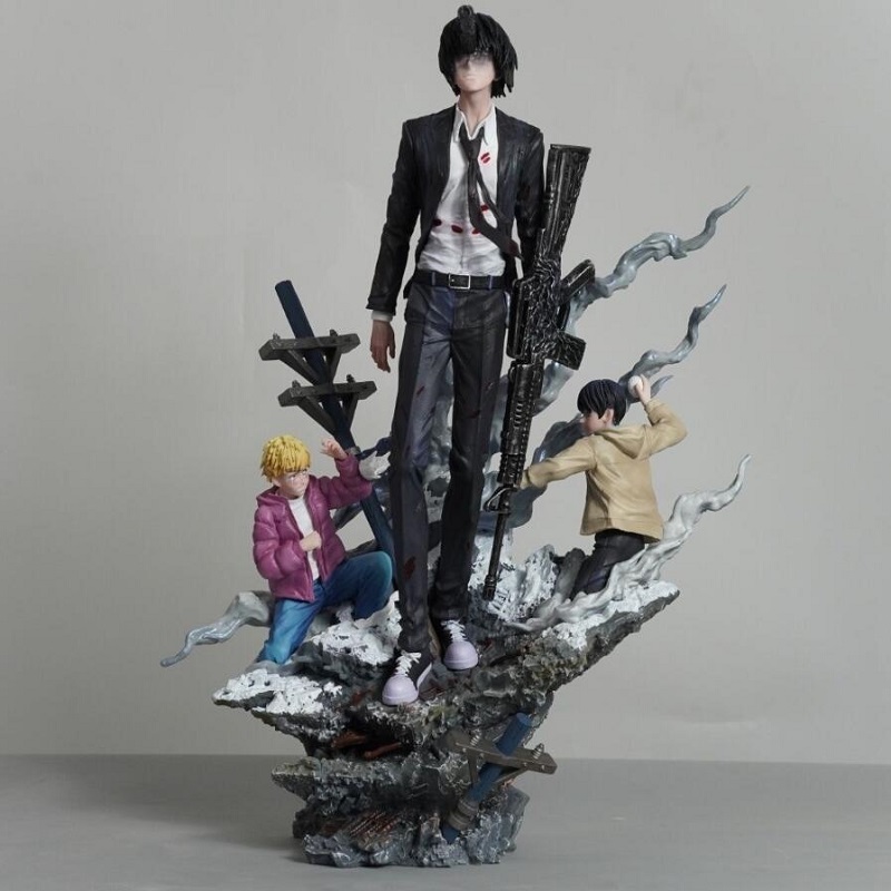 Resin Art Things - Statua in Resina di Chainsaw Man,