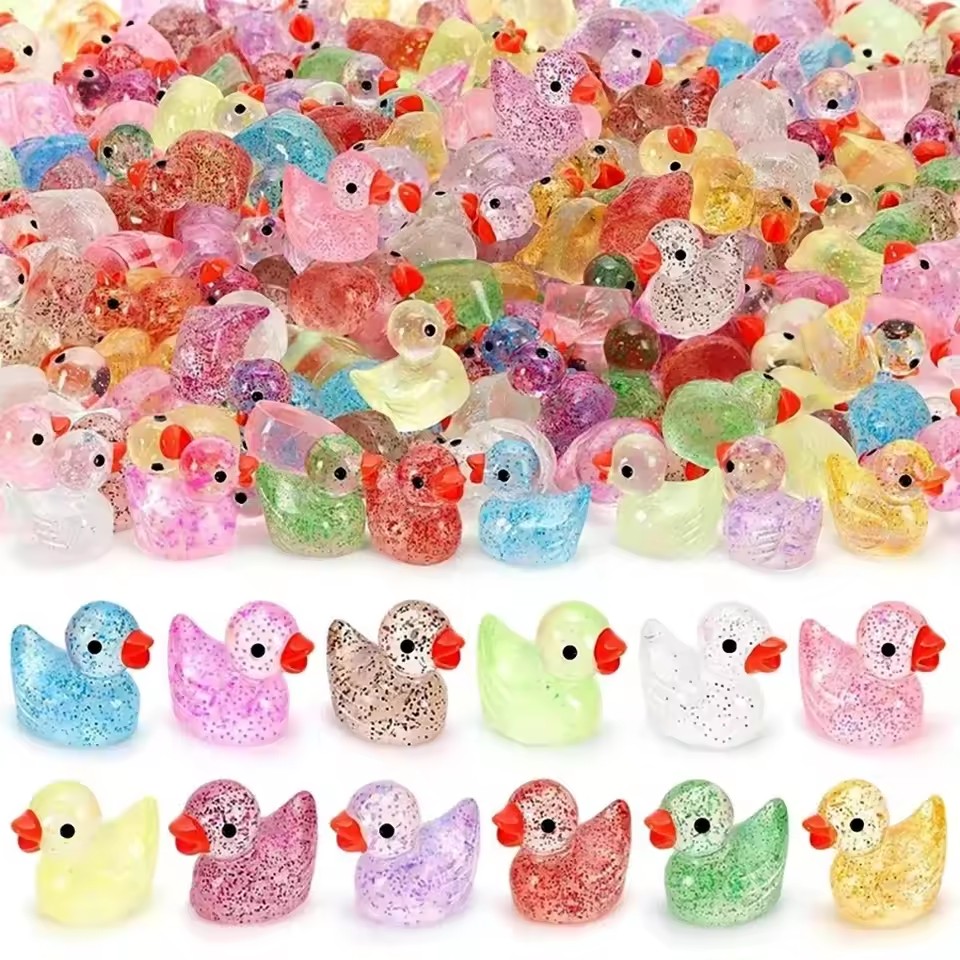 Resin Art Glitter - Mini Ornamento Paesaggistico in Resina: Graziosa