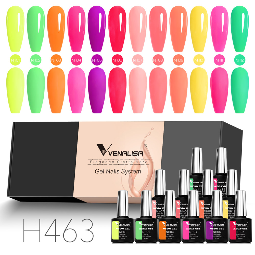 Resin Art Training - Kit Smalto Gel Neon VENALISA 7.5ml