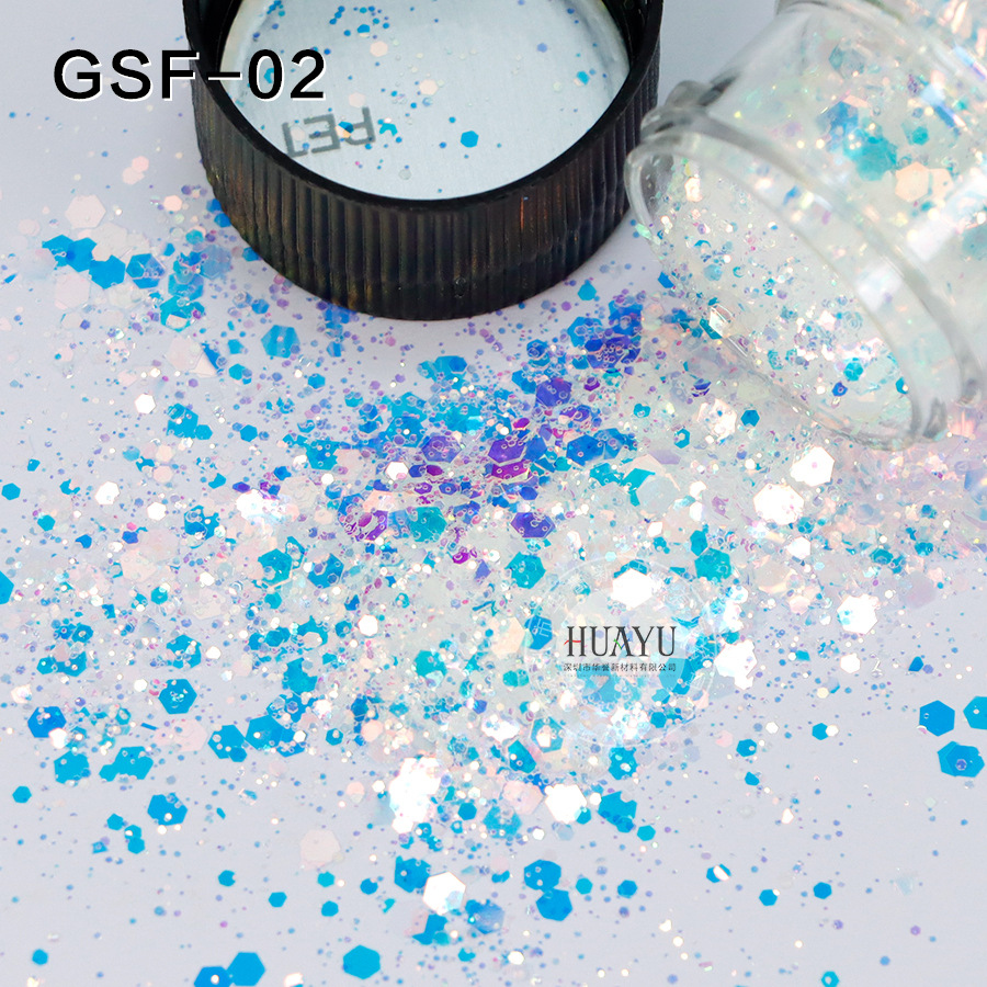 Glitter olografico misto e iri - Mica Flake Resin recensione e prezzo