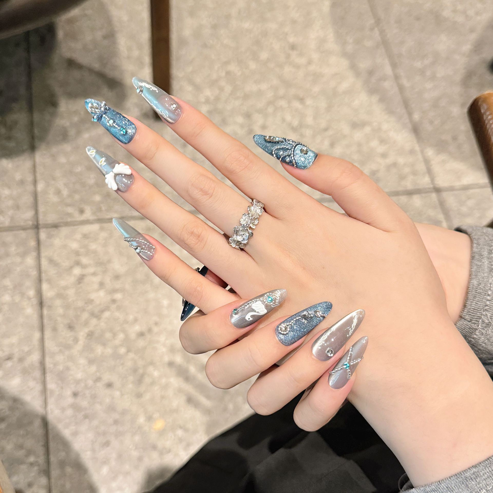 10 pezzi cigno bianco unghie f - Resin Art Glitter recensione e prezzo
