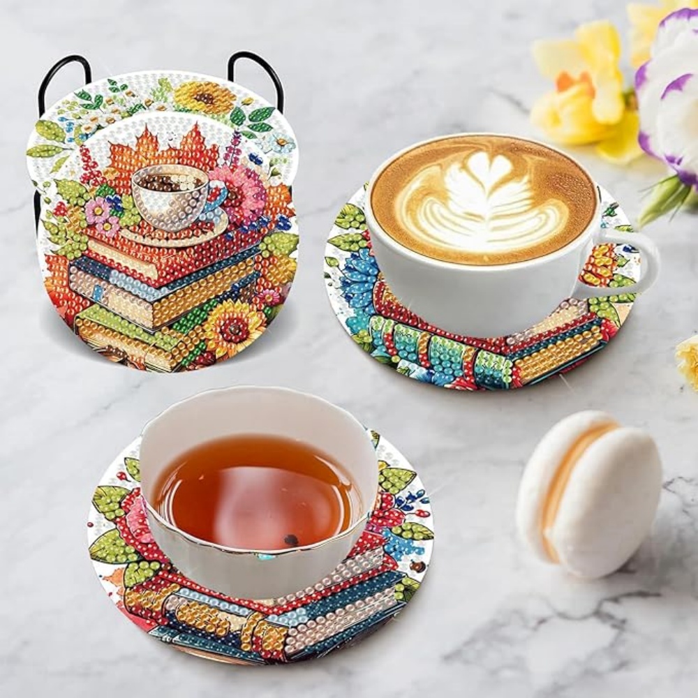 Set di 8 Sottobicchieri con Su - Resin Art Book recensione e prezzo