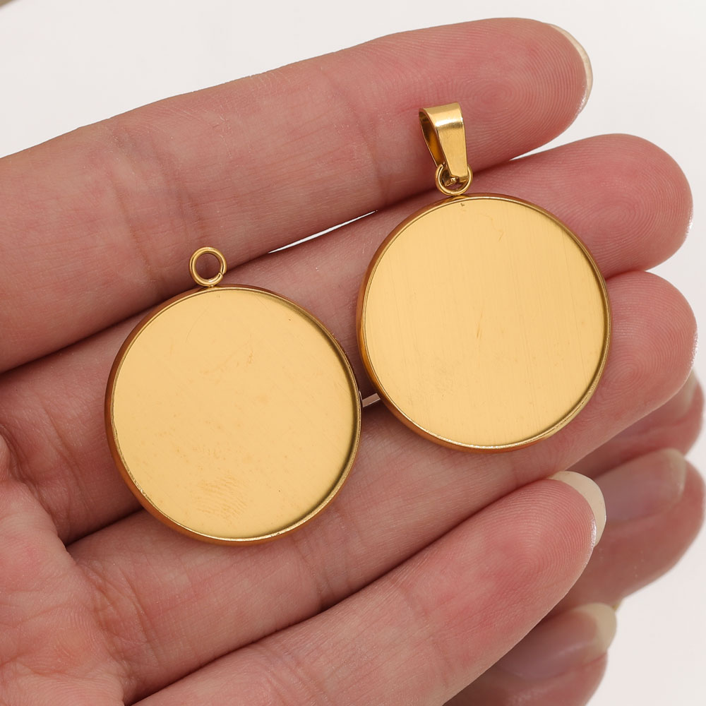 10 pz Pendenti In Oro In Accia - Resin Art Handmade recensione e prezzo