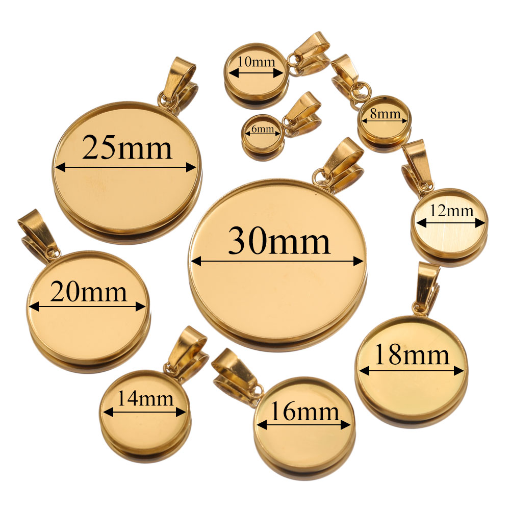 10 pz Pendenti In Oro In Accia - Resin Art Handmade recensione e prezzo