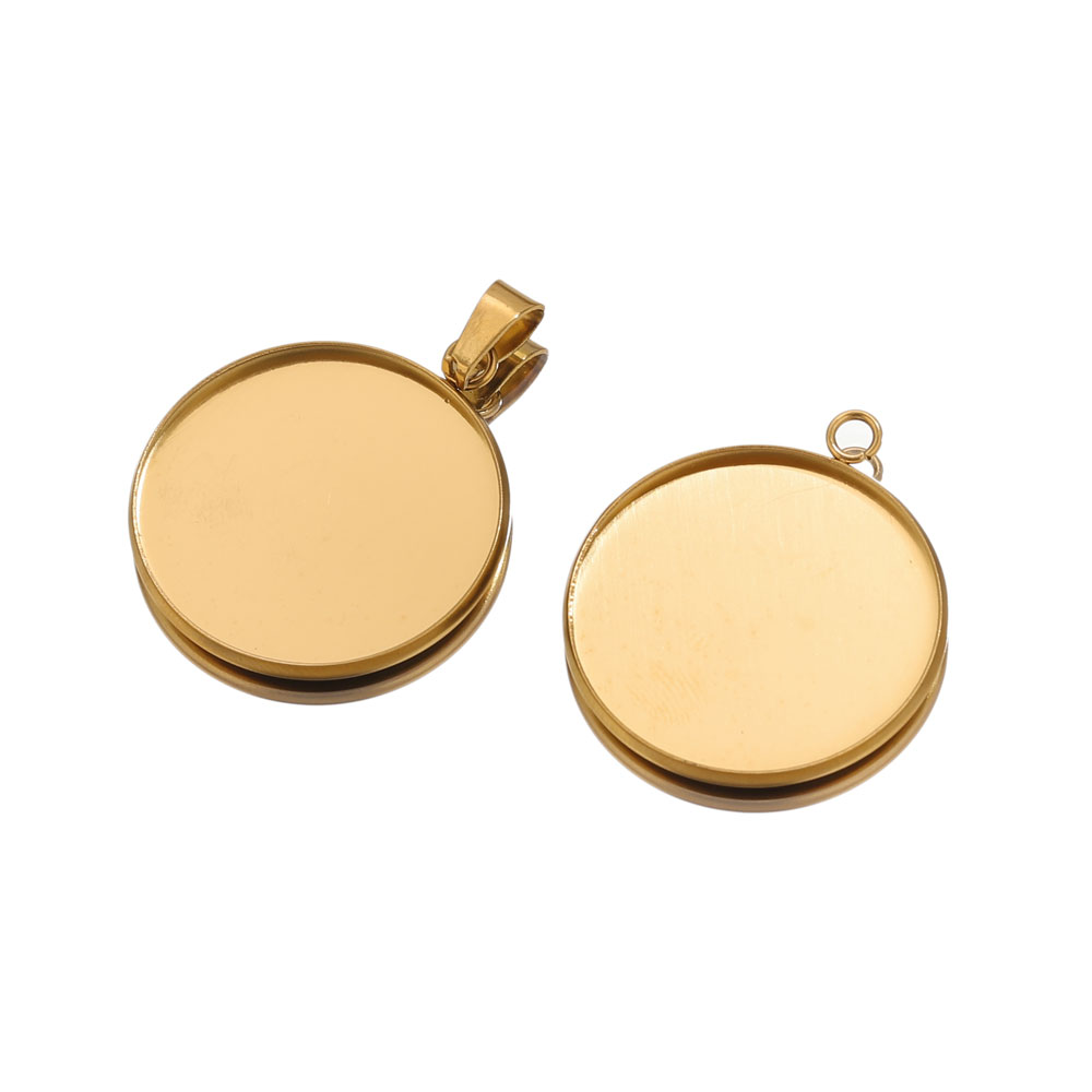 10 pz Pendenti In Oro In Accia - Resin Art Handmade recensione e prezzo