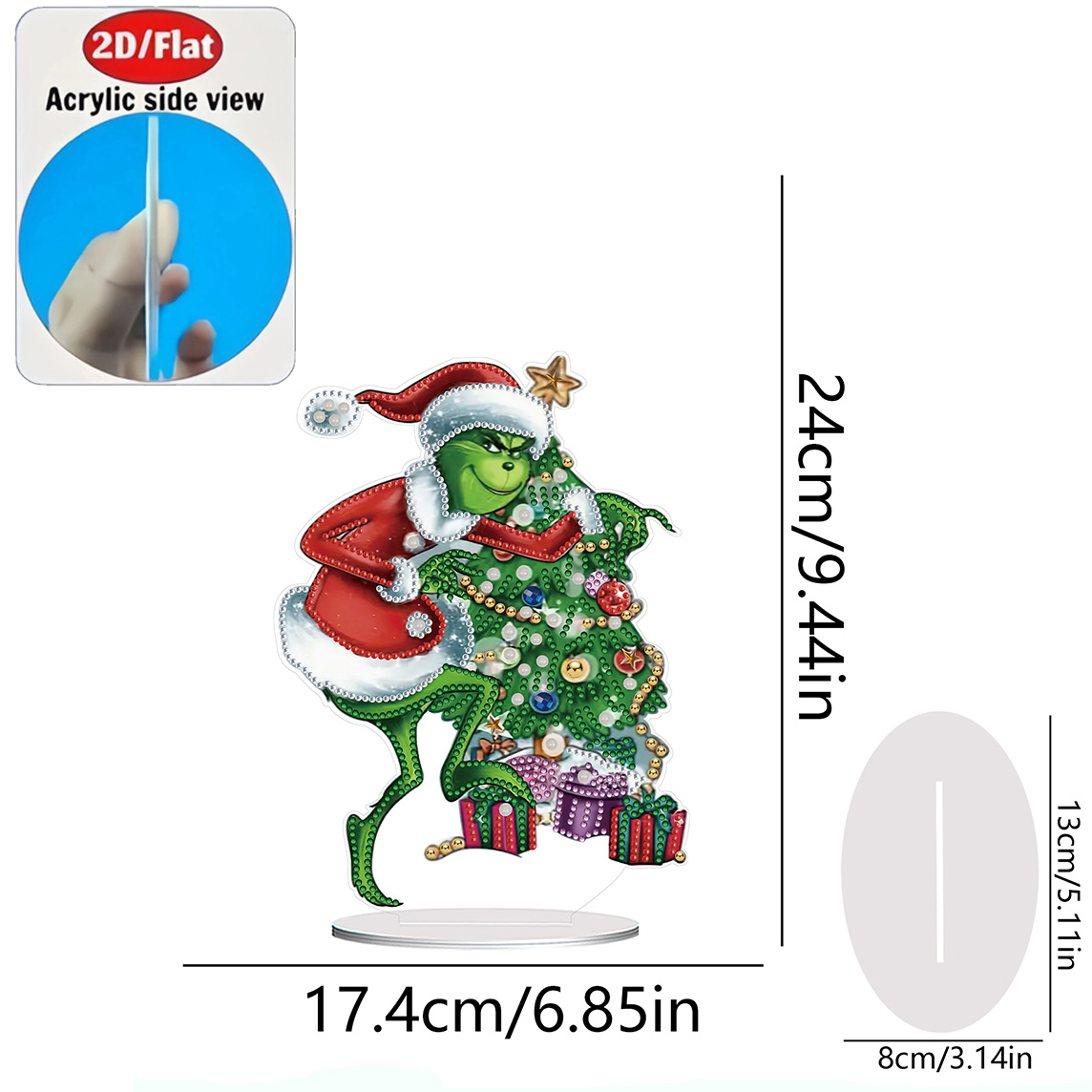 Set di Ornamenti da Tavolo 2D  - Resin Art On Wall recensione e prezzo