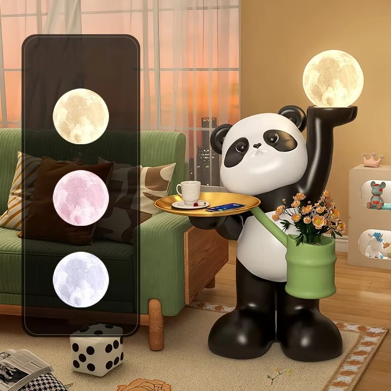 Lampada da terra a LED creativ - Resin Art Floor Design recensione e prezzo