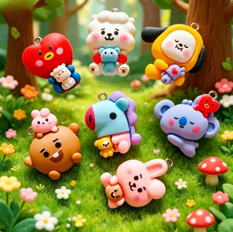 7 pezzi di ciondoli in resina  - Resin Art Handmade recensione e prezzo