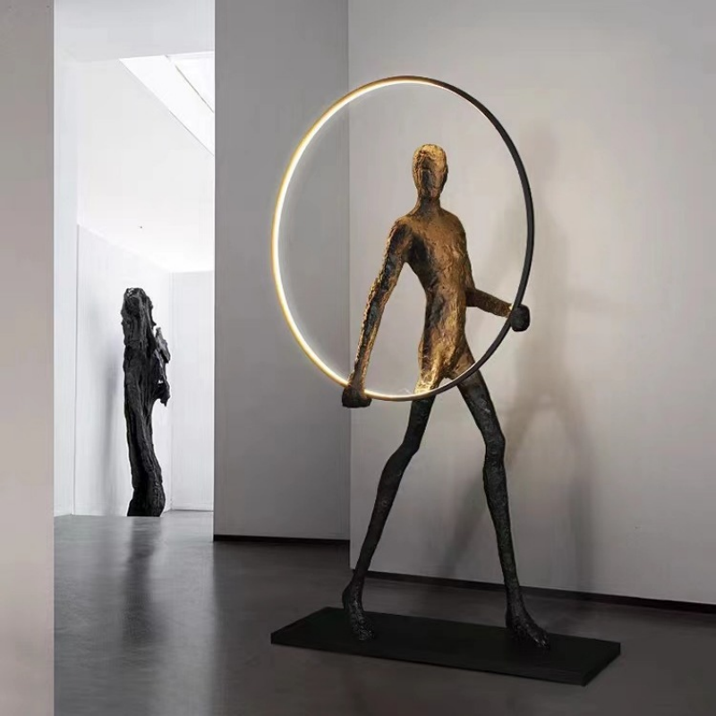 Lampada da Terra a Forma di Sc - Resin Art Floor Design recensione e prezzo