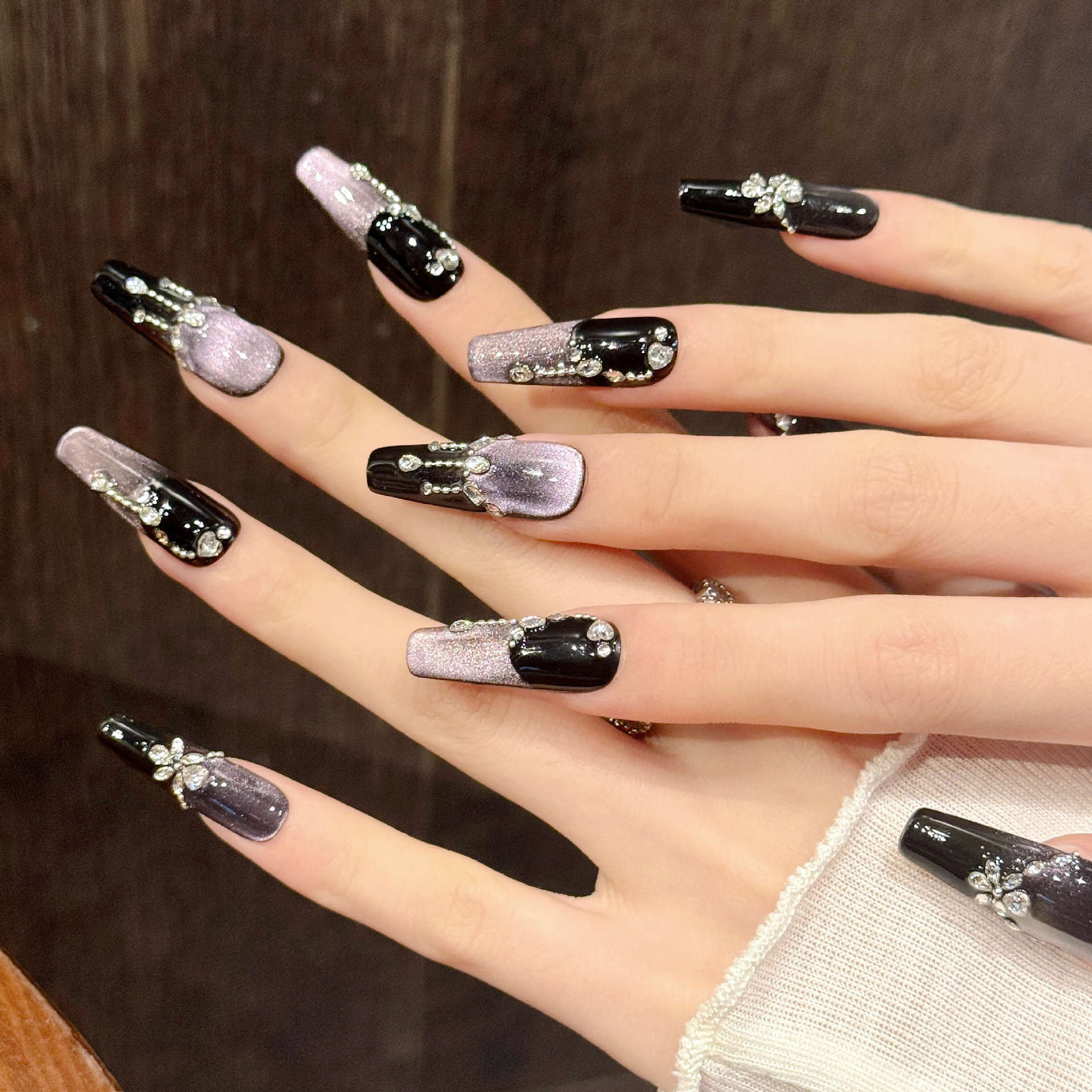 10 pezzi nero viola stile fran - Resin Art Glitter recensione e prezzo